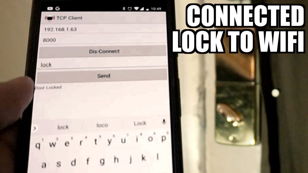 Connecting a Lock to Wifi with a microcontroller and Raspberry Pi